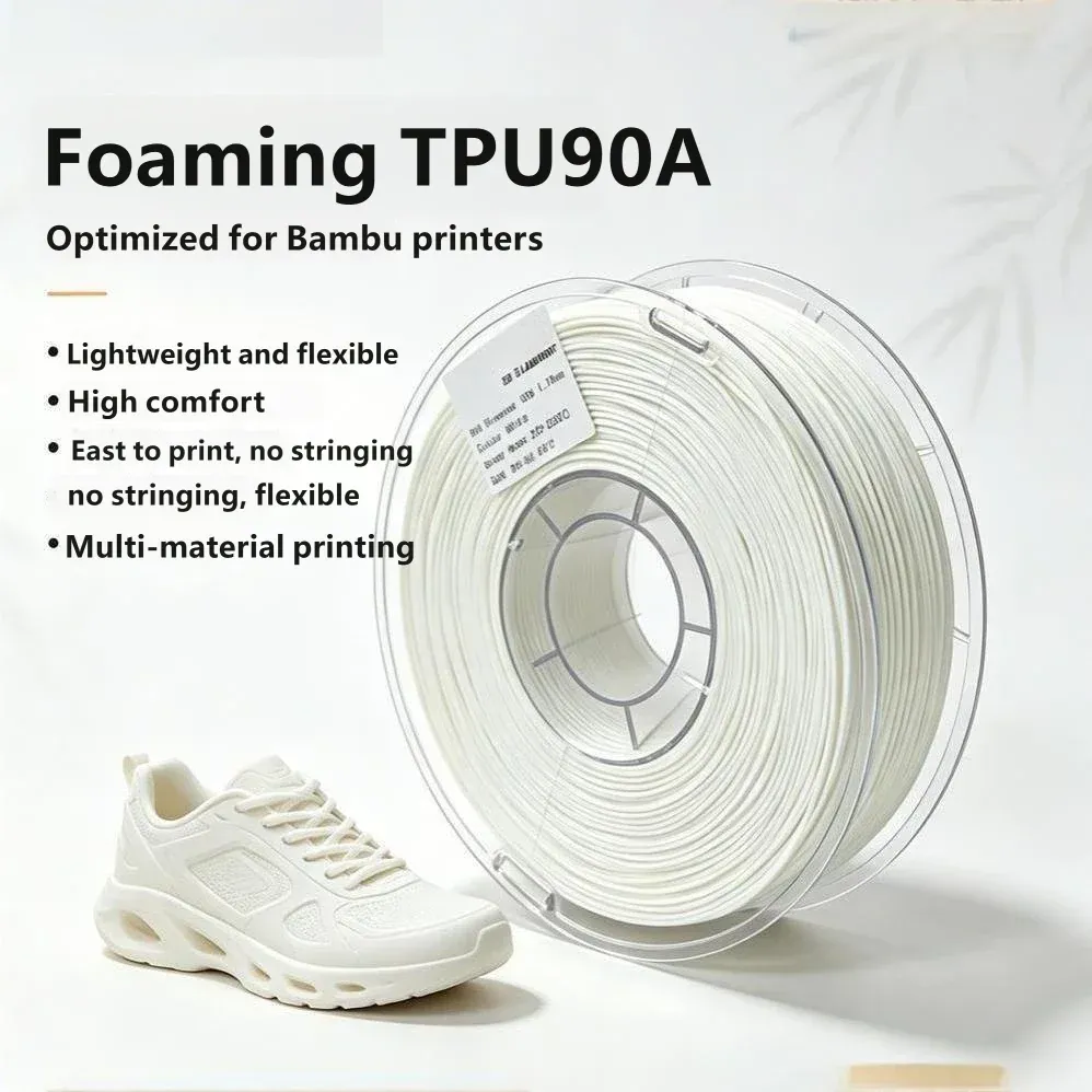 TPU Filament 1kg 1,75mm 90A schäumend leicht flexibel