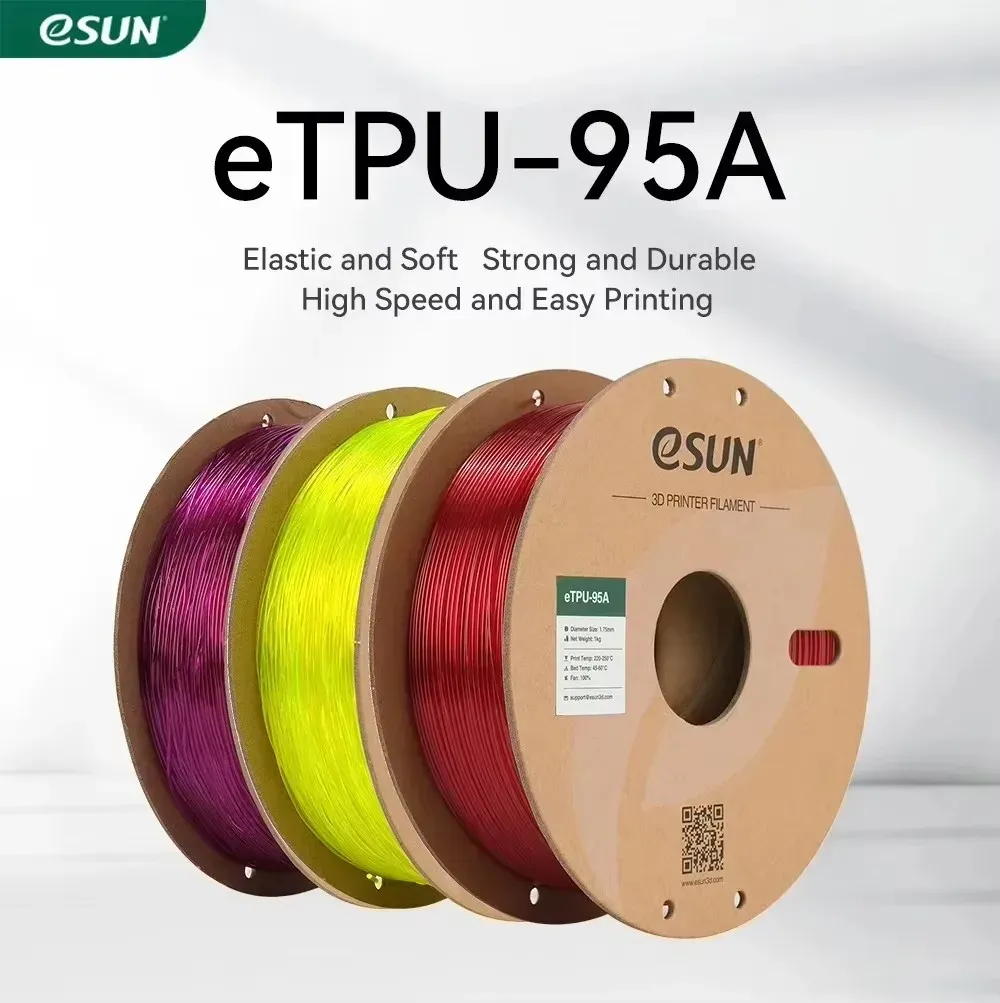TPU Filament 1kg 1,75mm 95A flexibel für 3D-Drucker