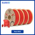 TPU Filament 1kg 1,75mm 95A hohe Belastbarkeit flexibel – Farbe Rot 4kg