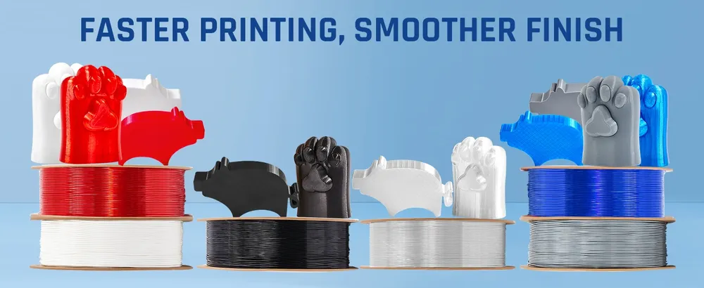 TPU Filament 1kg 1,75mm 95A HS schnell druckend verschleißfest