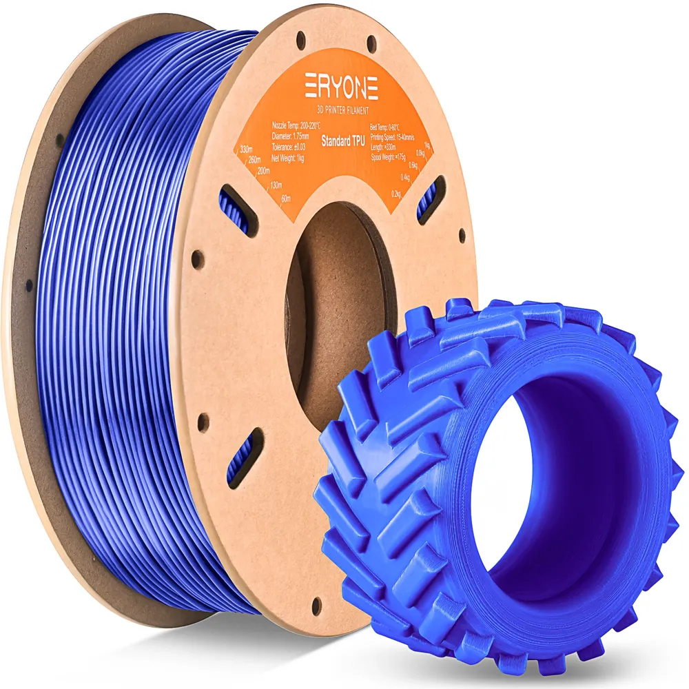 TPU Filament 1kg 1,75mm 95A HS schnell druckend verschleißfest