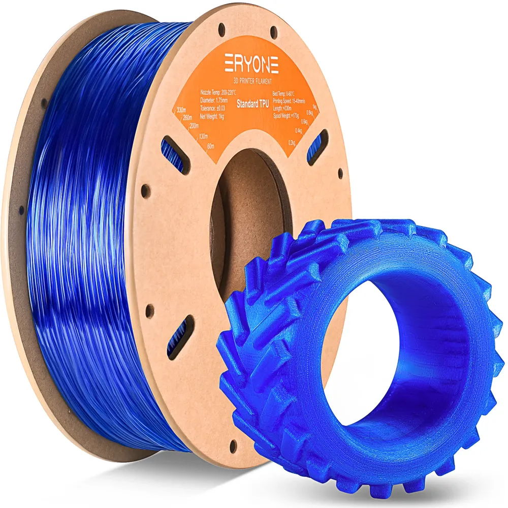 TPU Filament 1kg 1,75mm 95A HS schnell druckend verschleißfest