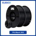 TPU Filament 1kg Rolle 1,75mm 95A flexibel hohe Elastizität – Farbe Black 2kg