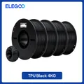 TPU Filament 1kg Rolle 1,75mm 95A flexibel hohe Elastizität – Farbe Black 4kg