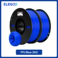 TPU Filament 1kg Rolle 1,75mm 95A flexibel hohe Elastizität – Farbe Blue 2kg
