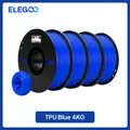 TPU Filament 1kg Rolle 1,75mm 95A flexibel hohe Elastizität – Farbe Blue 4kg