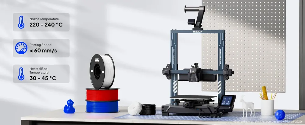 TPU Filament 1kg Rolle 1,75mm 95A flexibel hohe Elastizität