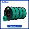 TPU Filament 1kg Rolle 1,75mm 95A flexibel hohe Elastizität – Farbe Green 4kg