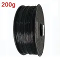 TPU Filament 200g 1,75mm 95A transparent weich flexibel – Farbe Basic-Black 200g