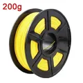 TPU Filament 200g 1,75mm 95A transparent weich flexibel – Farbe Basic-Yellow 200g