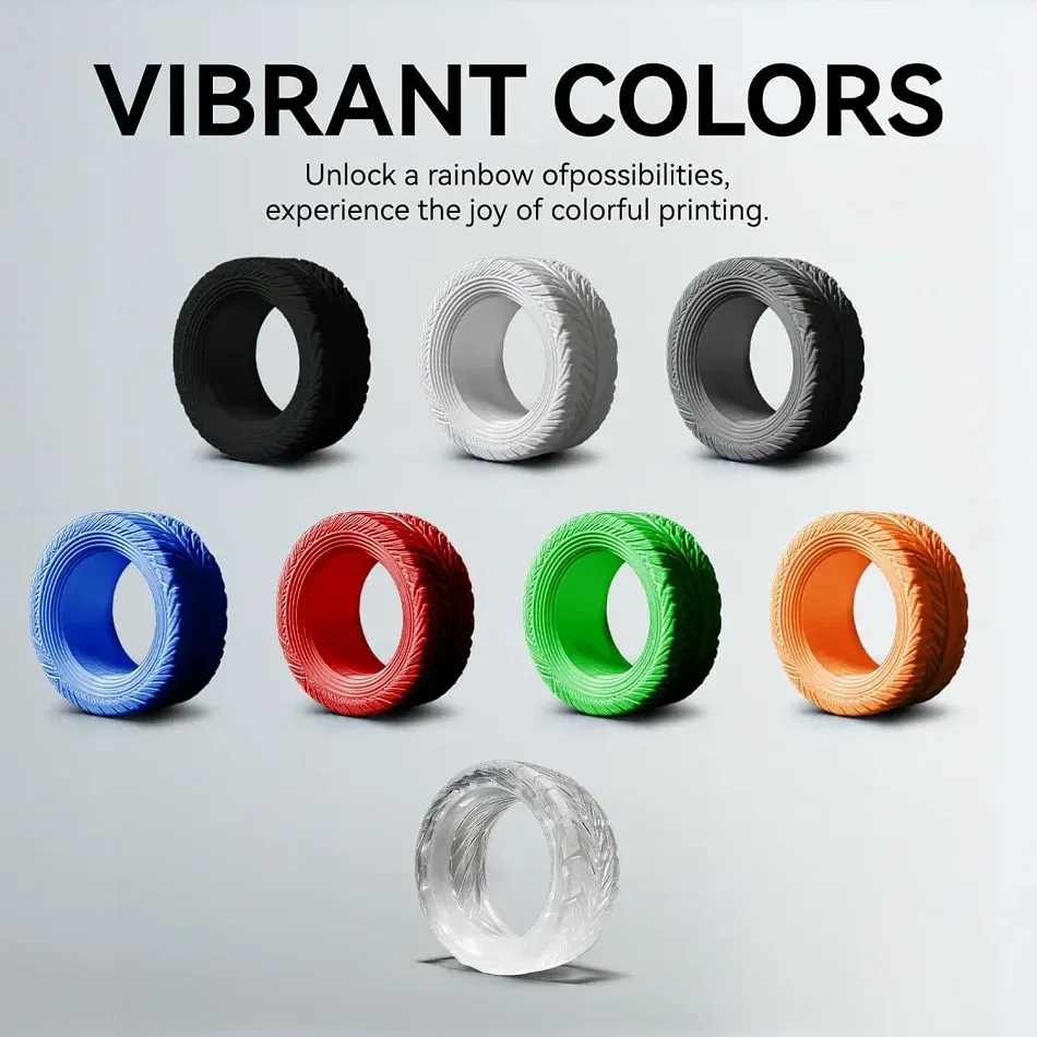TPU Filament 200g 1,75mm 95A transparent weich flexibel