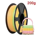 TPU Filament 200g 1,75mm 95A transparent weich flexibel – Farbe RainbowD-200g