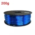 TPU Filament 200g 1,75mm 95A transparent weich flexibel – Farbe Trans-Blue 200g