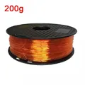 TPU Filament 200g 1,75mm 95A transparent weich flexibel – Farbe Trans-Orange 200g