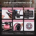 TPU Filament 200g bis 1kg 1,75mm rosa flexibel – 3
