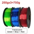TPU Filament 250g bis 1kg 1,75mm 95A weich flexibel – Farbe TpuSet-250gx3