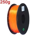 TPU Filament 250g bis 1kg 1,75mm 95A weich flexibel – Farbe Trans-Orange 250g