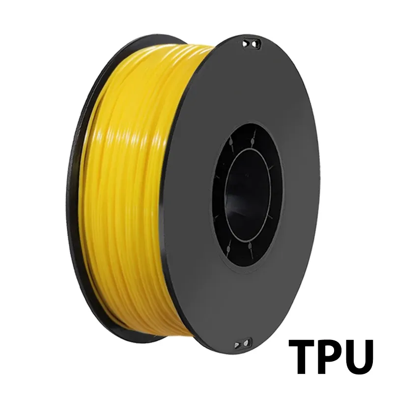 TPU Filament 250g bis 1kg 1,75mm gelb weiß flexibel