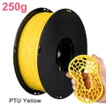 TPU Filament 250g bis 1kg 1,75mm gelb weiß flexibel – Farbe TPU yellow 250g