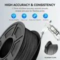 TPU Filament 250g bis 1kg Rolle 1,75mm schwarz flexibel – 4