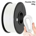 TPU Filament 250g Spule 1,75mm flexibel 95A – Farbe Tpu White 200g