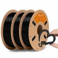 TPU Flexibles Filament 1,75 mm 85A Härtegrad 1 kg bis 3 kg – Color Black 3KG