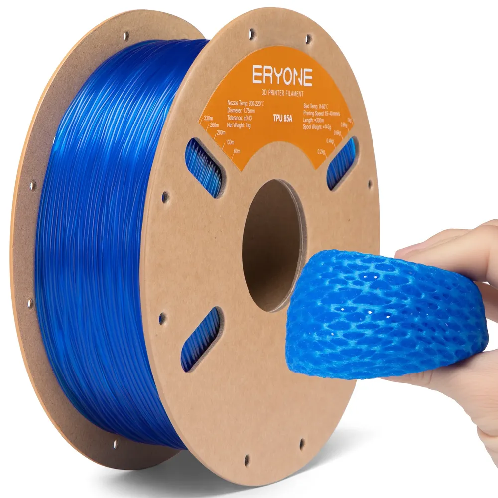 TPU Flexibles Filament 1,75 mm 85A Härtegrad 1 kg bis 3 kg