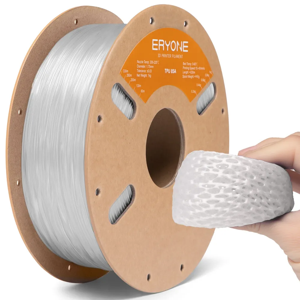 TPU Flexibles Filament 1,75 mm 85A Härtegrad 1 kg bis 3 kg