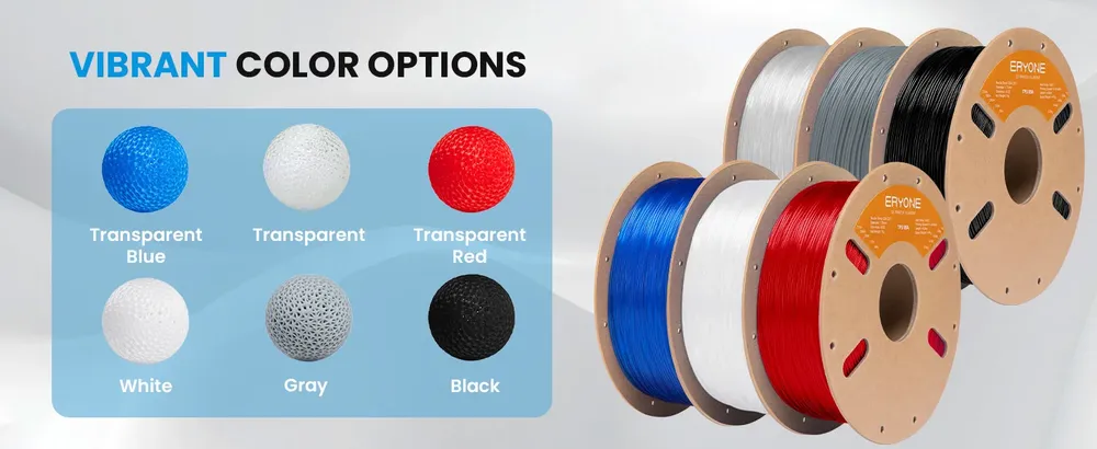 TPU Flexibles Filament 1,75 mm 85A Härtegrad 1 kg bis 3 kg