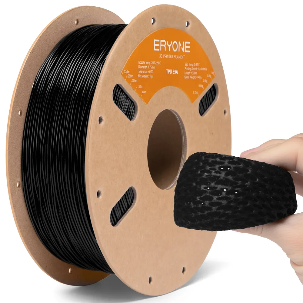 TPU Flexibles Filament 1,75 mm 85A Härtegrad 1 kg bis 3 kg