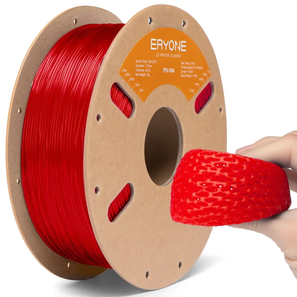 TPU Flexibles Filament 1,75 mm 85A Härtegrad 1 kg bis 3 kg