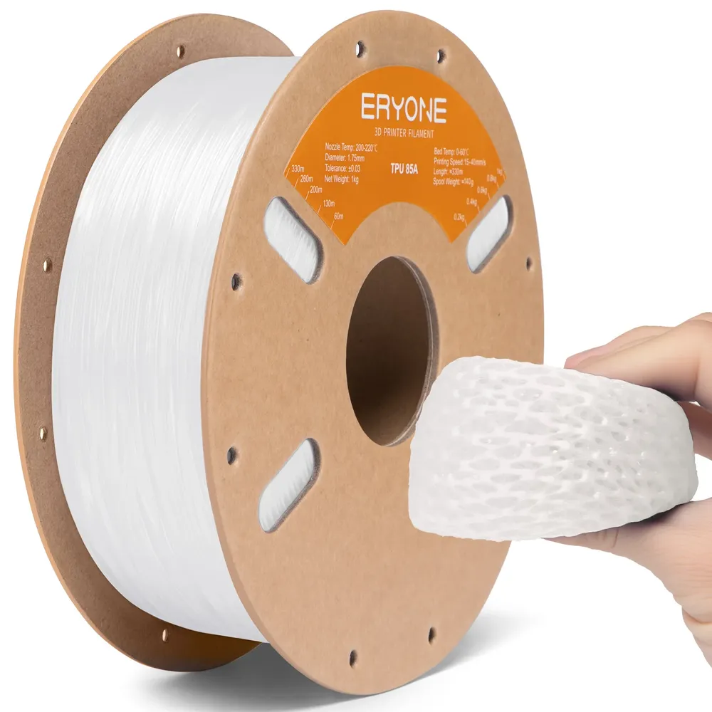 TPU Flexibles Filament 1,75 mm 85A Härtegrad 1 kg bis 3 kg