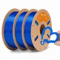 TPU Flexibles Filament 1,75 mm 85A Härtegrad 1 kg bis 3 kg – Color TRN Blue  3KG