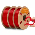 TPU Flexibles Filament 1,75 mm 85A Härtegrad 1 kg bis 3 kg – Color TRN Red 3KG