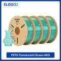 Translucent PETG Filament 1,75 mm Olivgrün hohe Präzision 1 kg – Farbe Green 4KG