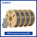 Translucent PETG Filament 1,75 mm Olivgrün hohe Präzision 1 kg – Farbe Grey 4KG