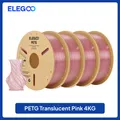 Translucent PETG Filament 1,75 mm Olivgrün hohe Präzision 1 kg – Farbe pink 4KG