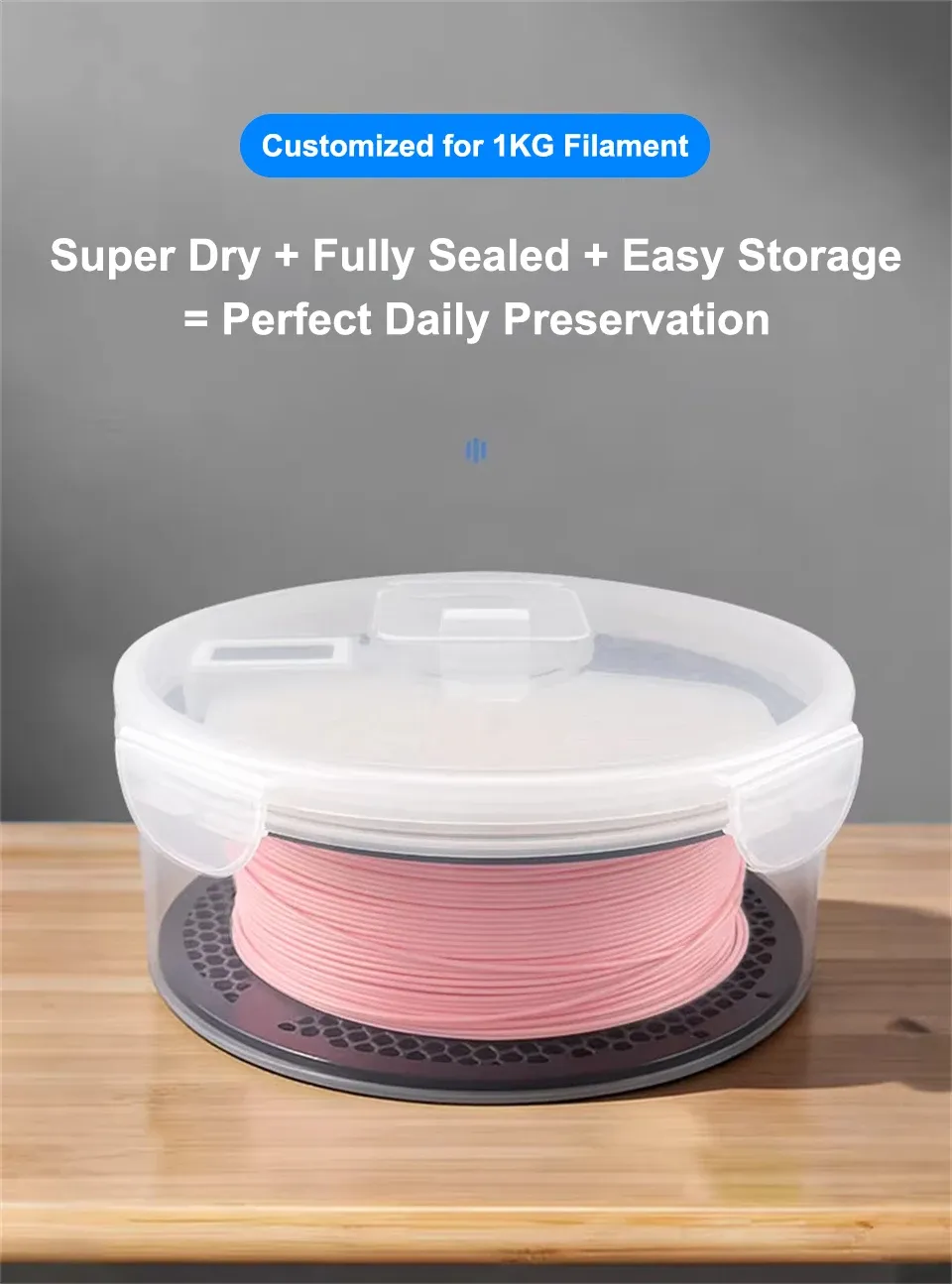 Trockenbox Filament wandmontiert mit Anzeige