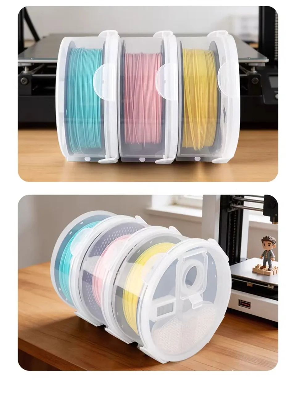 Trockenbox Filament wandmontiert mit Anzeige