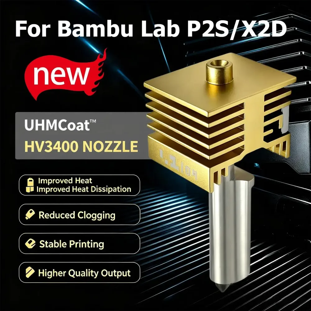 Uhmcoat Düse für Bambu Lab P2S X2D