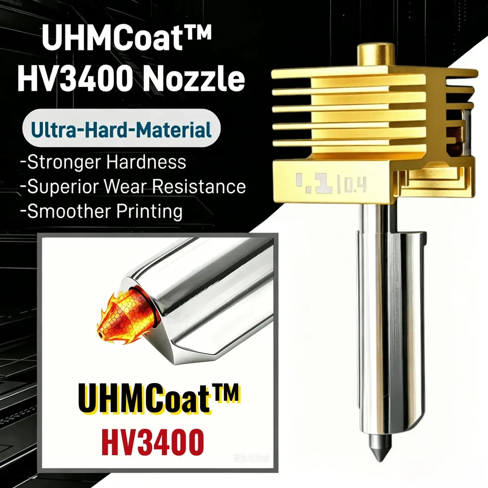 Uhmcoat Düse für Bambu Lab P2S X2D