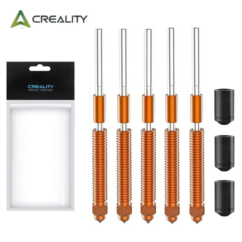 Unicorn Düsen-Set Kupfer gehärtete Stahldüse für Creality K2 Pro