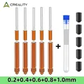 Unicorn Düsen-Set Kupfer gehärtete Stahldüse für Creality K2 Pro – Farbe All Size 5pcs