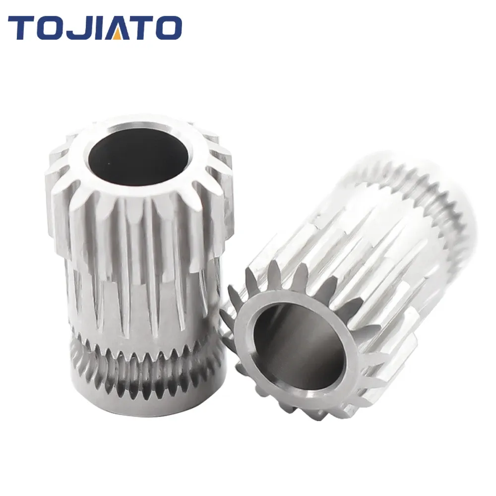 Upgrade Dual Drive Extruder Gear Edelstahl für Double Geared Extruder
