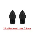 Upgrade S1 Hotend Kit Bimetall-Heatbreak-Schlauch 1,75mm Edelstahl Kupfer – Farbe 2pcs Hardened 0.8mm