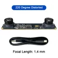 USB-Kameramodul 4MP 1080P Dual-Lens Stereo 3D-Tiefenmessung – Farbe 220 Degree