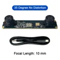 USB-Kameramodul 4MP 1080P Dual-Lens Stereo 3D-Tiefenmessung – Farbe 35 Degree No Dist