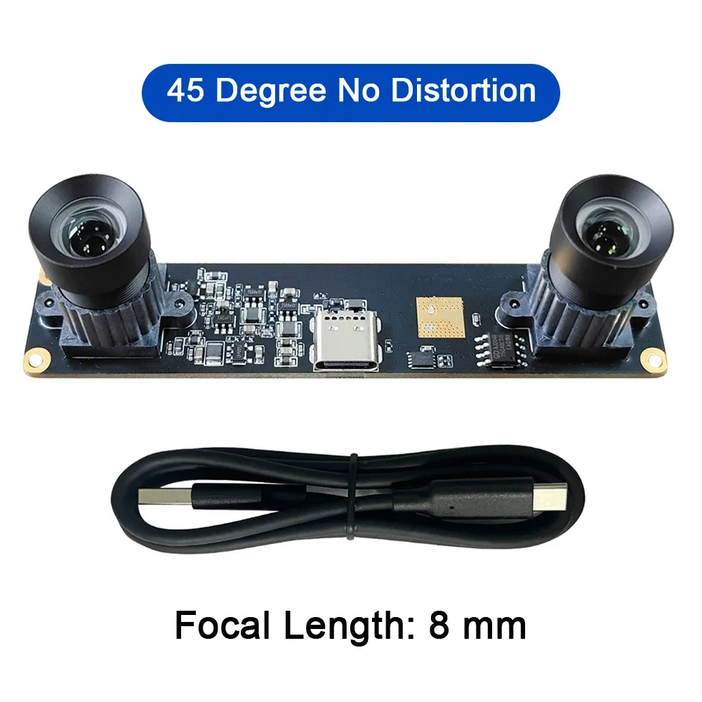 USB-Kameramodul 4MP 1080P Dual-Lens Stereo 3D-Tiefenmessung
