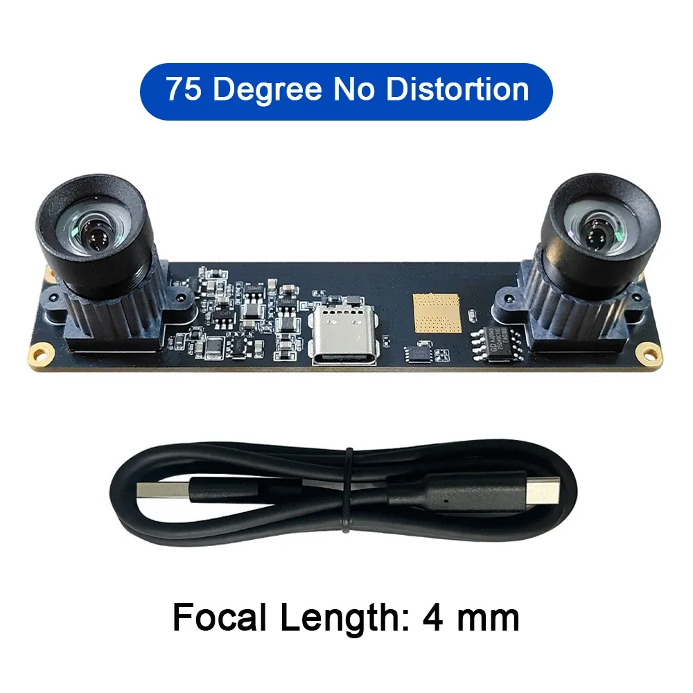 USB-Kameramodul 4MP 1080P Dual-Lens Stereo 3D-Tiefenmessung