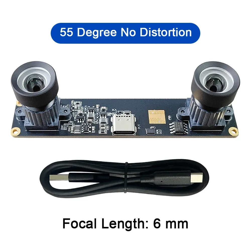 USB-Kameramodul 4MP 1080P Dual-Lens Stereo 3D-Tiefenmessung